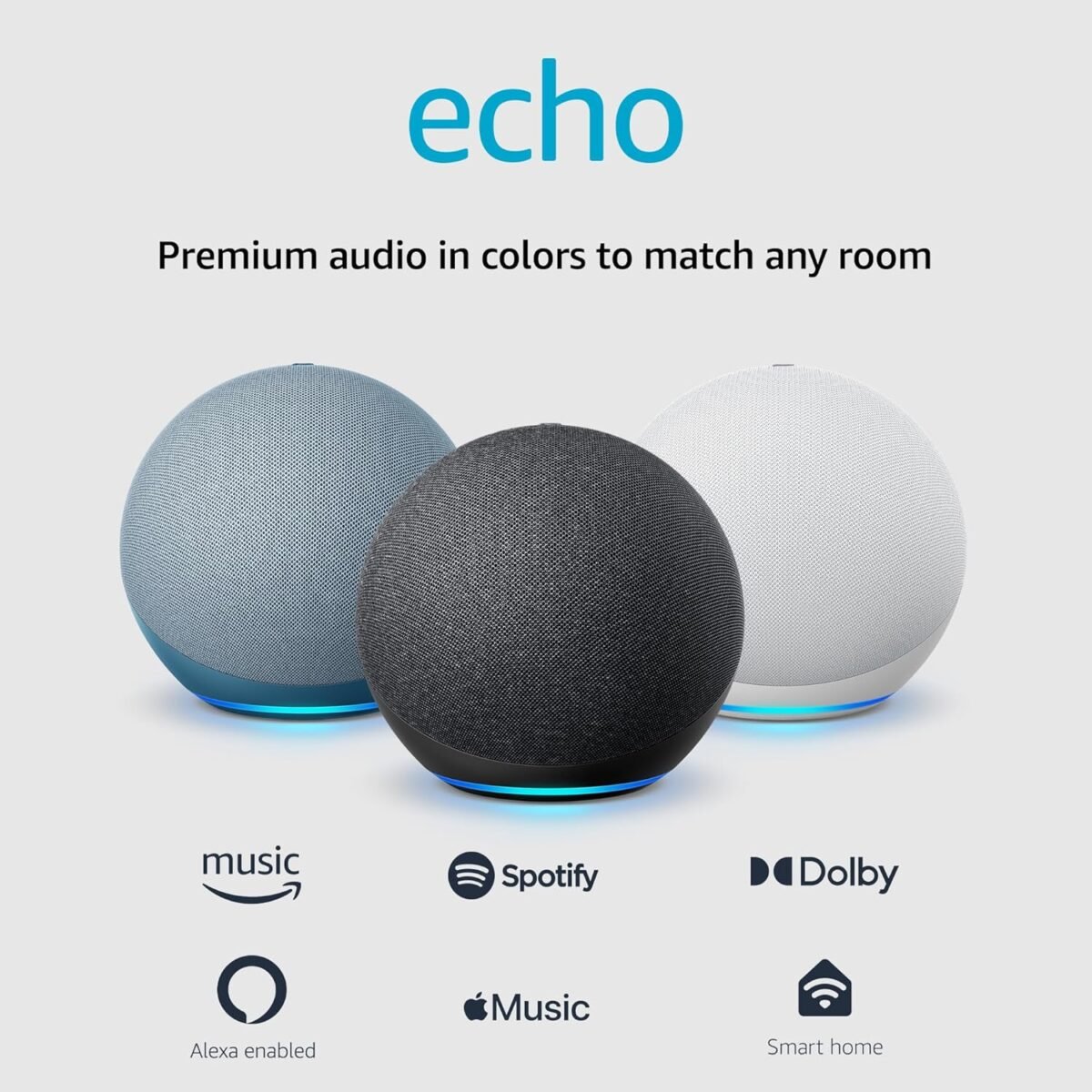Amazon Echo Alexa Speaker - Charcoal