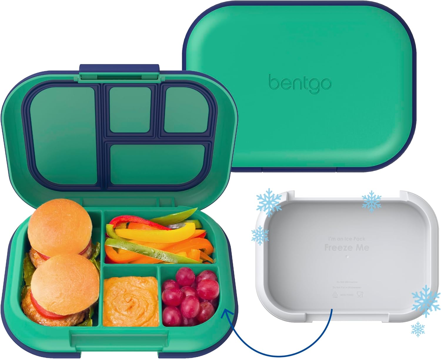 Bentgo Chill Kids Leak-Proof Lunch Box 3 Bentgo Chill Kids Leak-Proof Lunch Box