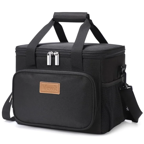 Lifewit Insulated Lunch Bag Tote - Black