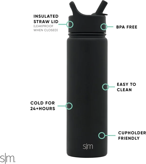 Simple Modern 22oz Insulated Water Bottle