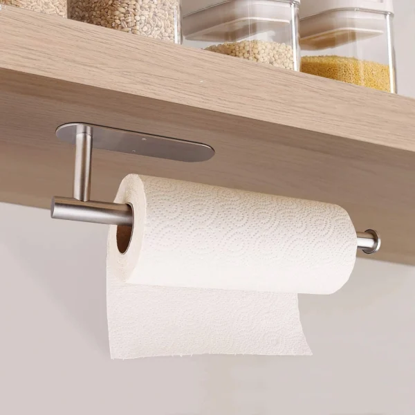 Stainless Steel Self-Adhesive Paper Towel Holder