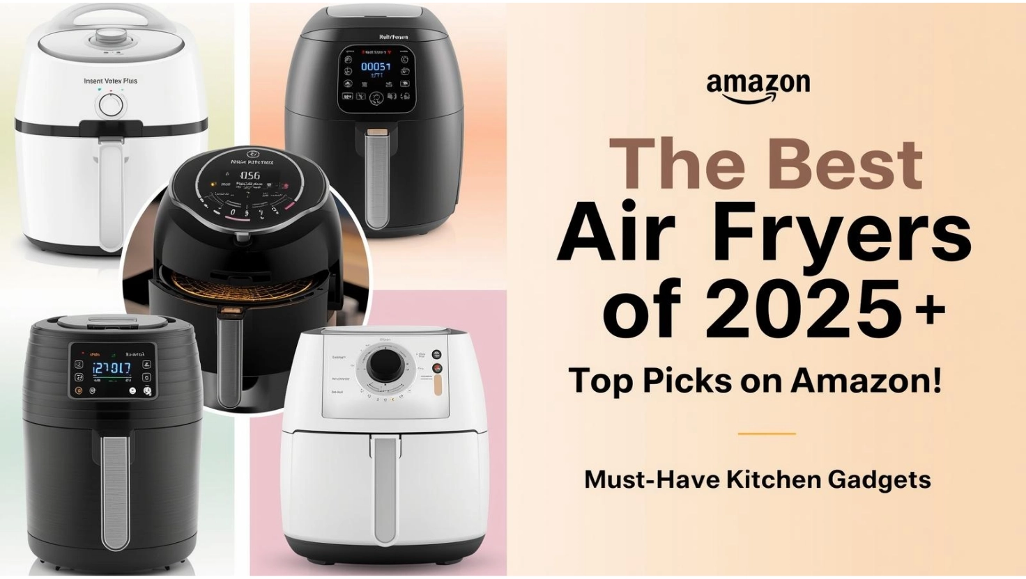 Various air fryers showcased for 2025