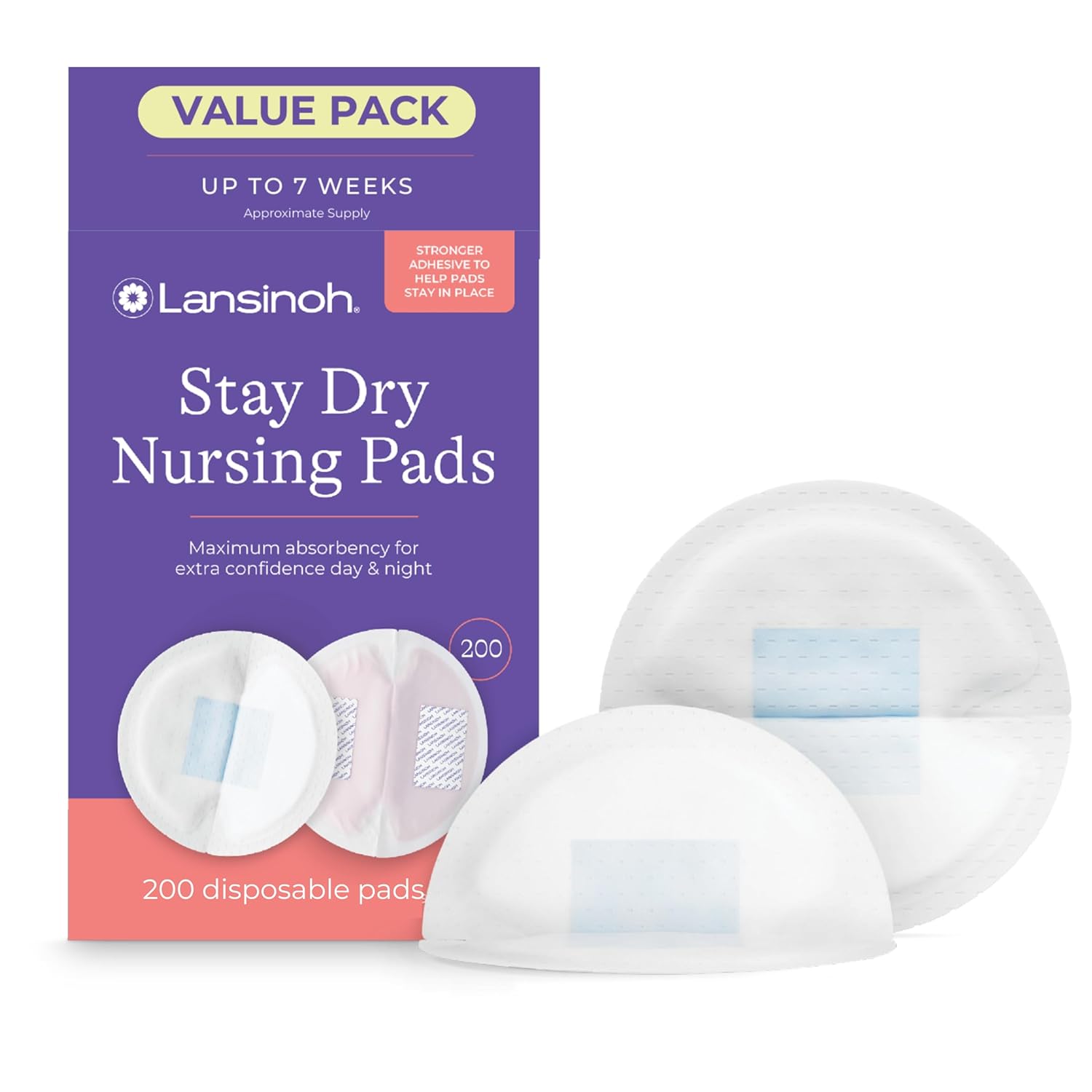 Lansinoh Stay Dry Disposable Nursing Pads 200-count 3 Lansinoh Disposable Nursing Pads, 200 Count