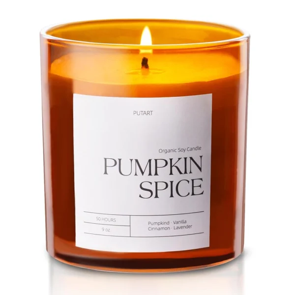 What Should You Put in a Fall Boo Basket for Friends, Family & Neighbors? (10 Ideas) 21 Luxury Pumpkin Spice Scented Candles