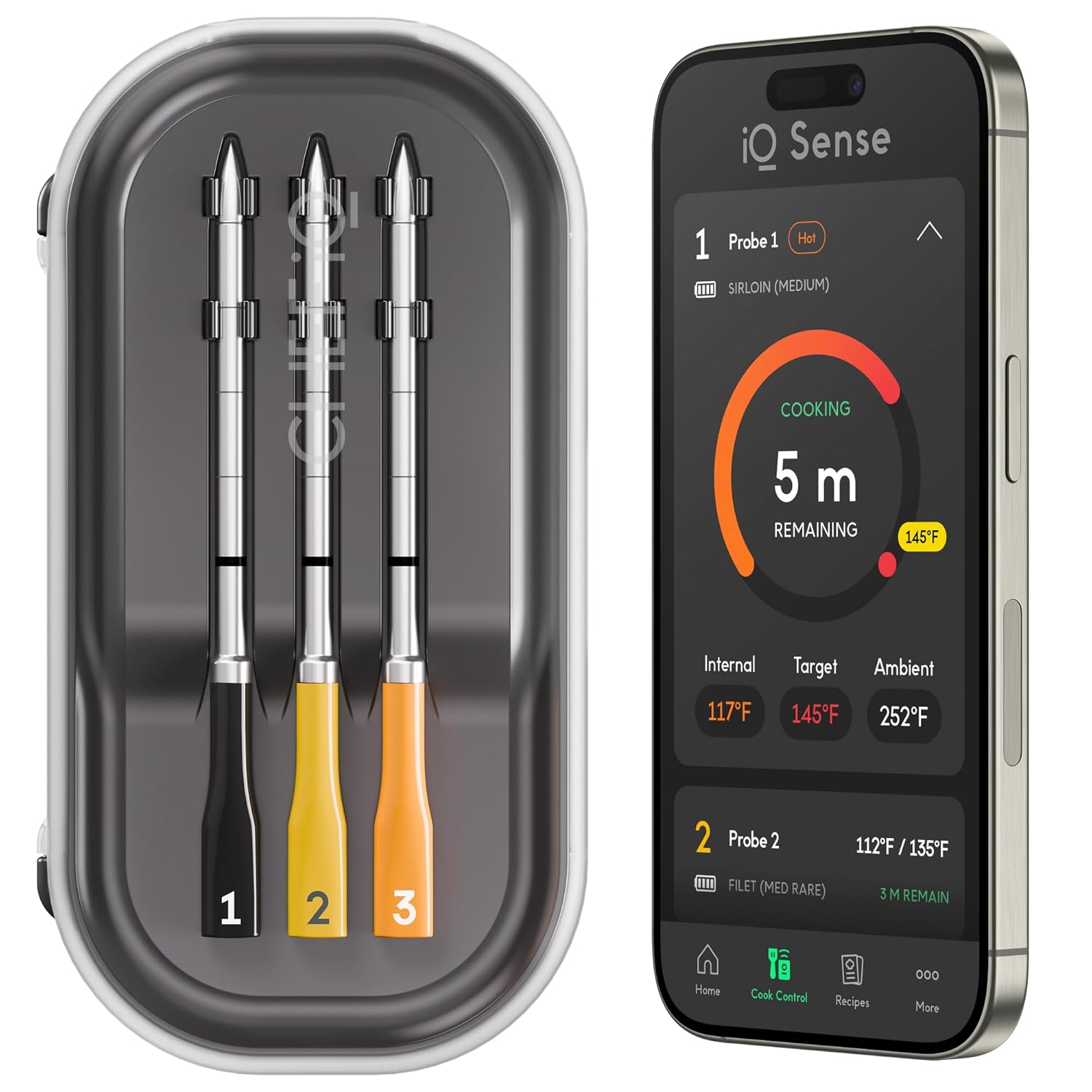 CHEF iQ Sense Smart Wireless Meat Thermometer 3 CHEF iQ Sense Smart Wireless Meat Thermometer