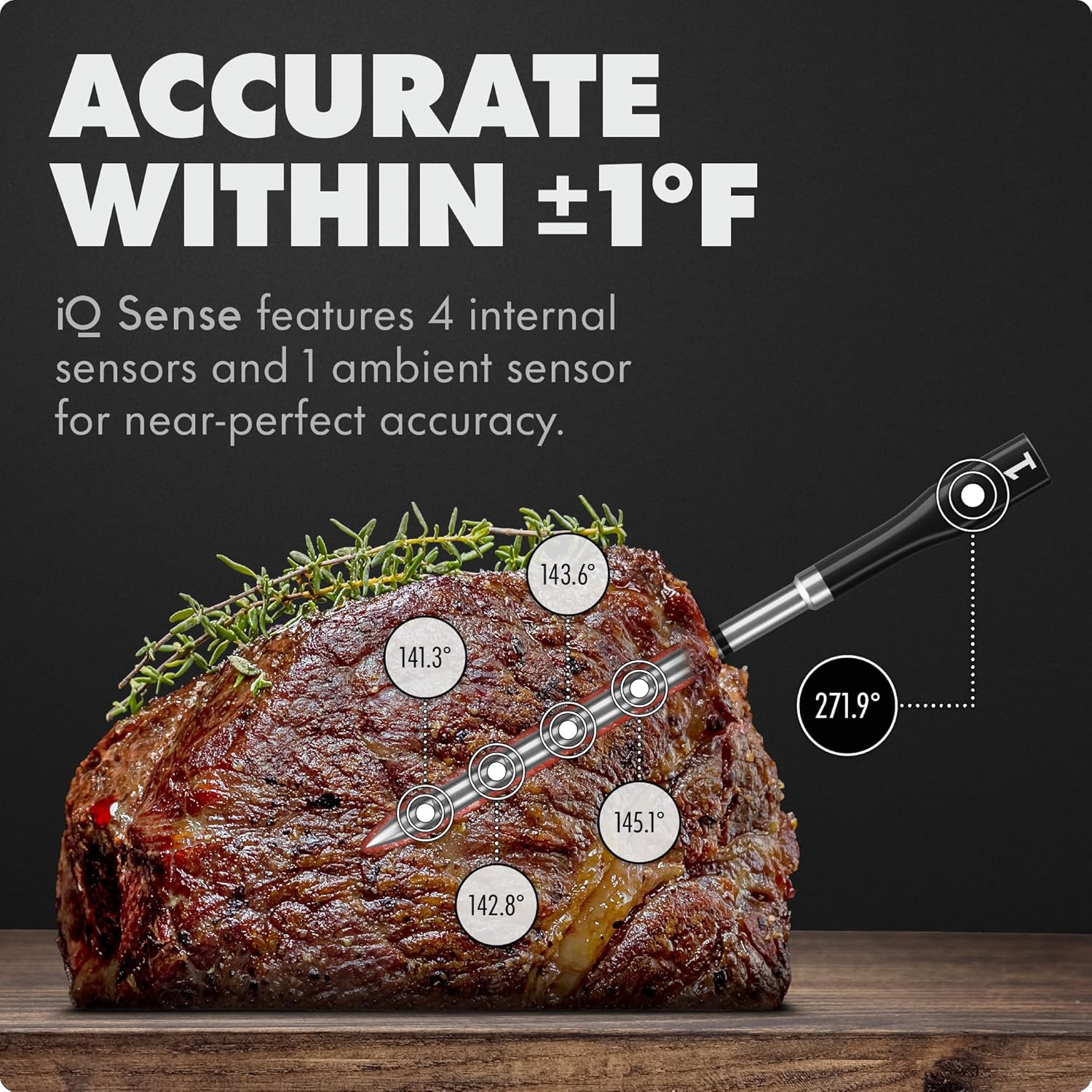 CHEF iQ Sense Smart Wireless Meat Thermometer 2 CHEF iQ Sense Smart Wireless Meat Thermometer