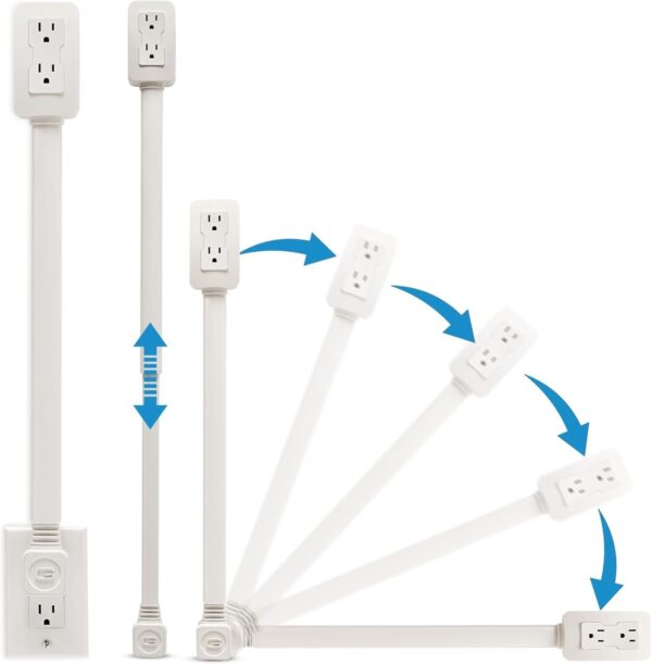 EZ Outlet Extender with USB and AC