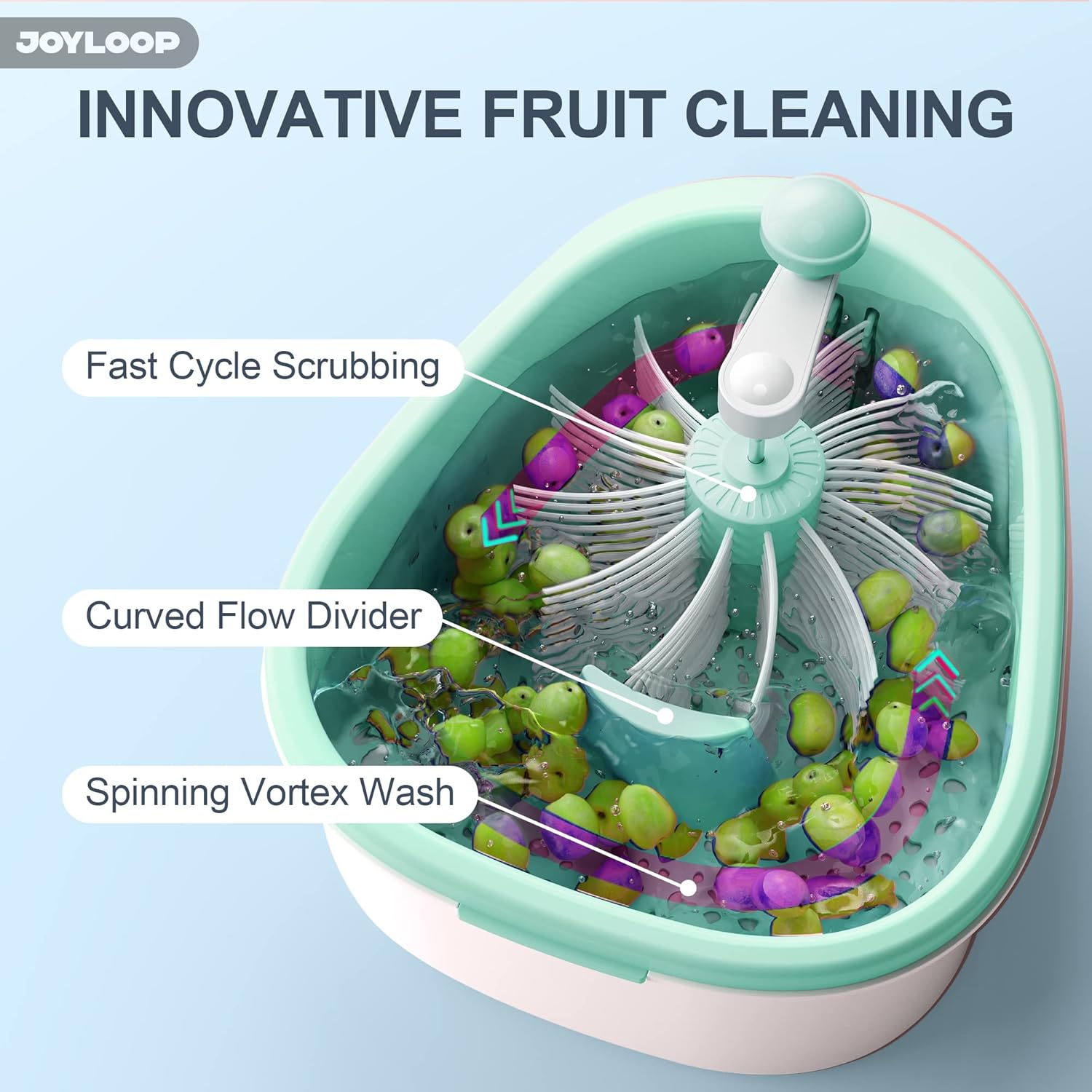 JOYMOOP Large Fruit and Vegetable Spinner 3 JOYMOOP Large Fruit and Vegetable Spinner