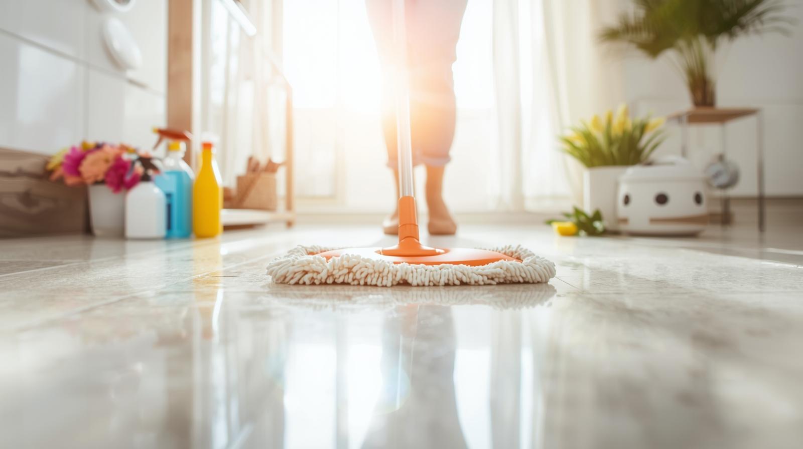 8 Things You Can Add to Mop Water for Cleaner, Fresher Smelling Floors 2 Fresher smelling floors with clean mop water