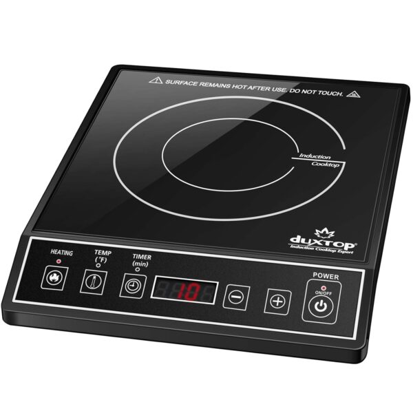 Duxtop 1800W Portable Induction Cooktop, Black