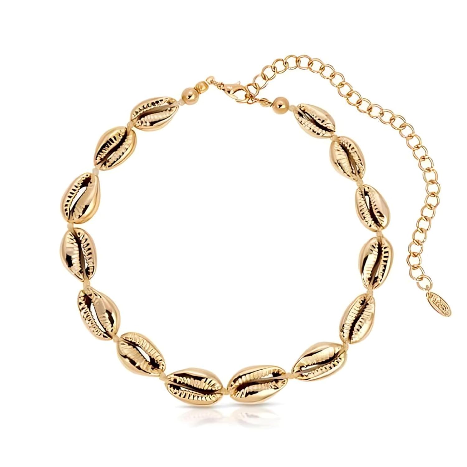Ettika Gold Cowrie Shell Choker Necklace 1 * Ettika Gold Cowrie Shell Choker Necklace