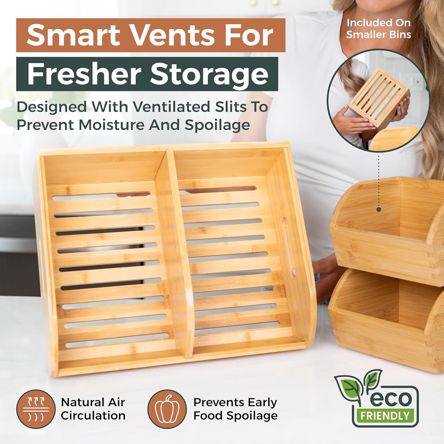 Bamboo Potato and Onion Storage Baskets 3 * **Bamboo Potato and Onion Storage Baskets**