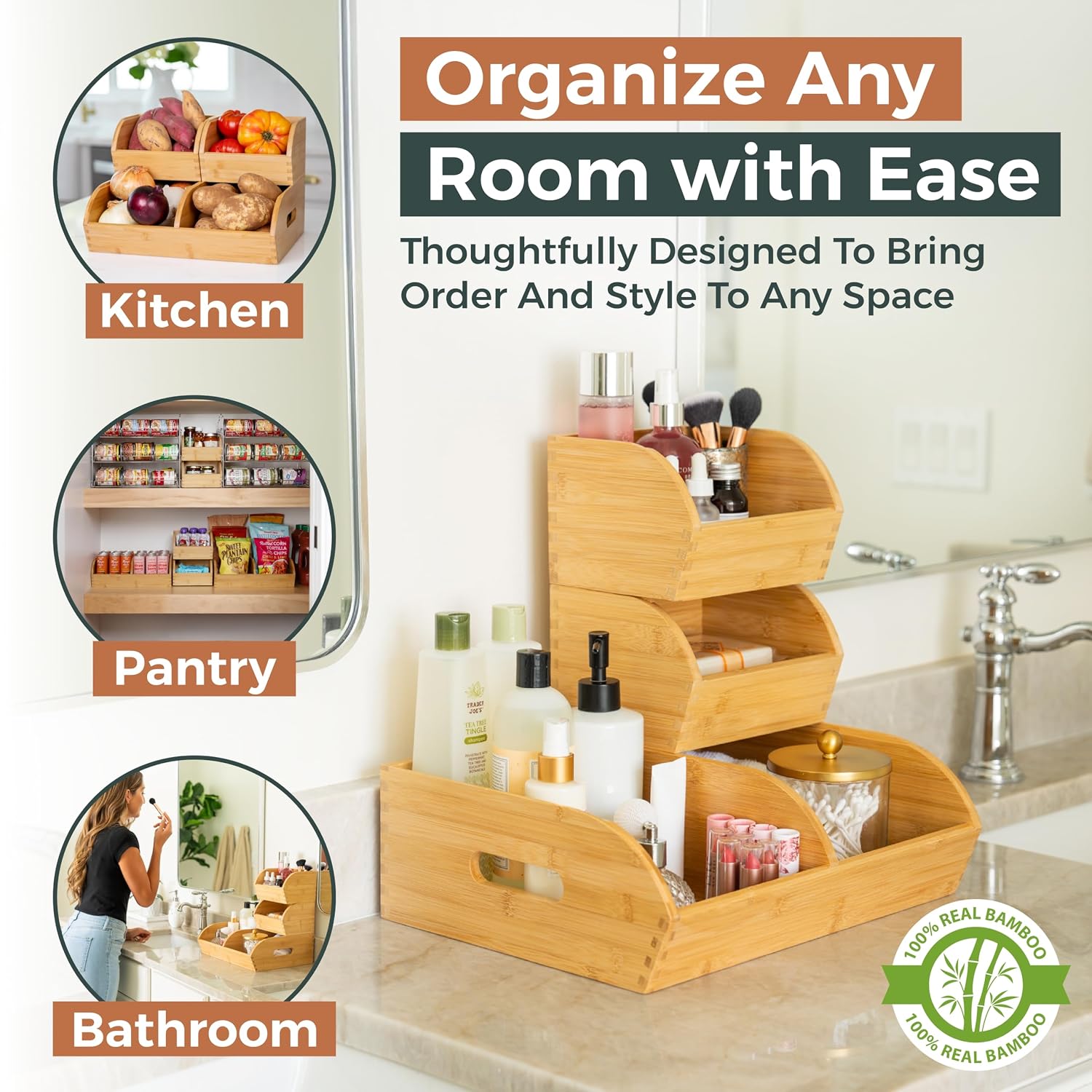 Bamboo Potato and Onion Storage Baskets 4 * **Bamboo Potato and Onion Storage Baskets**