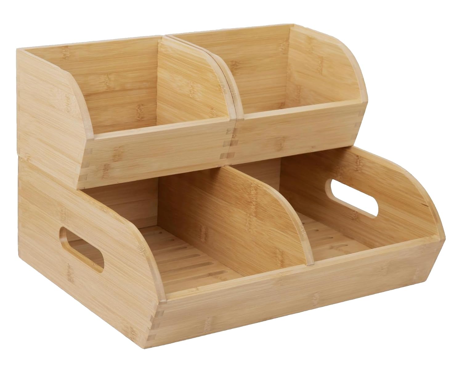 Bamboo Potato and Onion Storage Baskets 1 * **Bamboo Potato and Onion Storage Baskets**