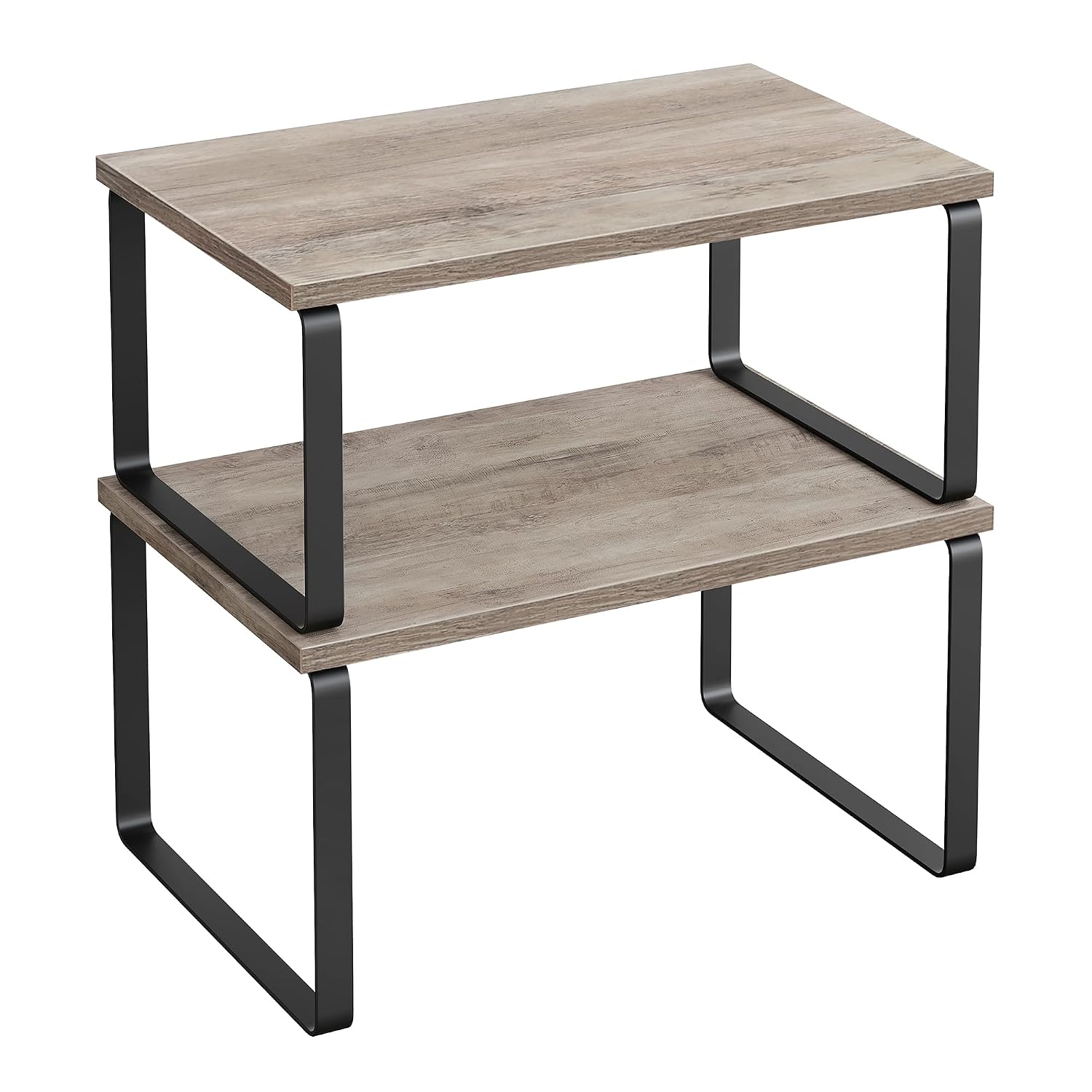 SONGMICS Stackable Metal & Wood Kitchen Shelves 1 * SONGMICS Stackable Metal & Wood Kitchen Shelves