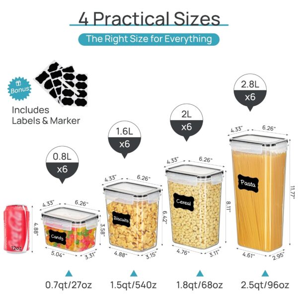 * Vtopmart 24pc Airtight Food Storage Containers
