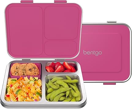 * Bentgo Kids Stainless Steel Lunch Box 3-Compartment
